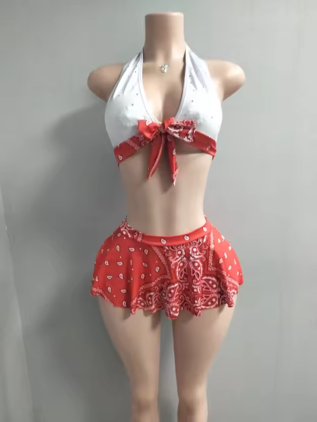 Bandana skirt set